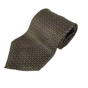 GIANNINI 100% Silk‎ Gold Red & Black Tie 4"